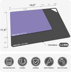 WK Flexible Plastic Cutting Boards for Kitchen Set of 10, Plastic Cutting Mats with Hole, Color Coded Cutting Board, Nonslip, BPA Free, Dishwasher Safe, Multi Size