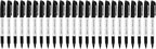 Amazon Basics Fine Tip Point Permanent Markers for Office, School, and Home Use, Black, 24 Pack