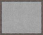 Amanti Art Grey Framed Magnetic Board 35x43 X-Large Vision Board for use with Magnets, 100% Metal Sheet to Display Items as Office Decor or for Home Organization in mudroom, Kitchen or Kids Room