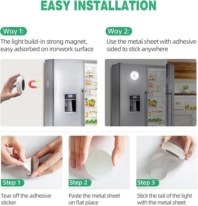 LED Closet Lights Motion Sensor Puck Light with Charge Station, Rechargeable Step Puck Lights,Dimmable Under Cabinet Indoor Lighting Magnet Stick-on Light for Counter Kitchen Wardrobe(6 Pack)
