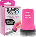Guard Your ID Wide Advanced Roller 2.0 Identity Theft Prevention Security Stamp Pink