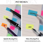 Golcellia 1600 Pieces, Transparent Sticky Notes, Page Markers, Book Tabs, Sticky Note Tabs, Sticky Tabs, Page Tabs, Label Stickers, Pop Up Index Tabs, Tabs Flags Stickers, Index Tabs Flags