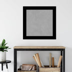 Amanti Art Black Framed Magnetic Board 29x29 Medium Vision Board for use with Magnets, 100% Metal Sheet to Display Items as Office Decor or for Home Organization in mudroom, Kitchen or Kids Room