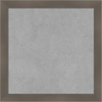 Amanti Art Grey Framed Magnetic Board 18x18 Small Vision Board for use with Magnets, 100% Metal Sheet to Display Items as Office Decor or for Home Organization in mudroom, Kitchen or Kids Room