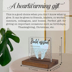 Dental Assistant Gifts, Thank You Desk Sign for Dental Office Staff, Appreciation Plaque for Oral Health Professionals, Graduation Recognition Decor for Dental Teams PA038