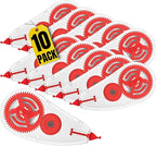 1InTheOffice Correction Tape, Correction Tape Roller for School, Teachers and Kids, White, 0.2" x 315", 10/Pack