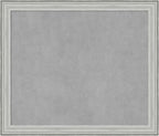 Amanti Art Silver Framed Magnetic Board 23x27 Medium Vision Board for use with Magnets, 100% Metal Sheet to Display Items as Office Decor or for Home Organization in mudroom, Kitchen or Kids Room