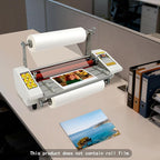 20.28" Laminator Machine,Hot&Cold Roller Laminating Machine,Single/Dual Sided Laminating Machines with Digital Display and Adjustable Roller Gap for Office Studio Documents Photos Cards