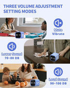 Productivity Timer Flip Gravity Sensor Cube Timer Countdown & Countup,Mute & Vibrate & Sound，5/10/30/60min & Custom Timing, Perfect for ADHD,Work,Learning,Kitchen Cooking (1Blue)