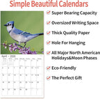 2026 Wall Calendar,Calendar 2026, November 2025 - December 2026, Wall Calendar Song Birds, 12" x 24" Opened,Full Page Months Thick & Sturdy Paper for Calendar Organizing & Planning
