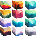 SATINIOR 24 Pcs Desk Dividers for Students, 12 Colors Testing Dividers Privacy Folders for Classroom Must Have Bulk, Study Panel for School Teacher Student Study Supplies(Gradient Style)