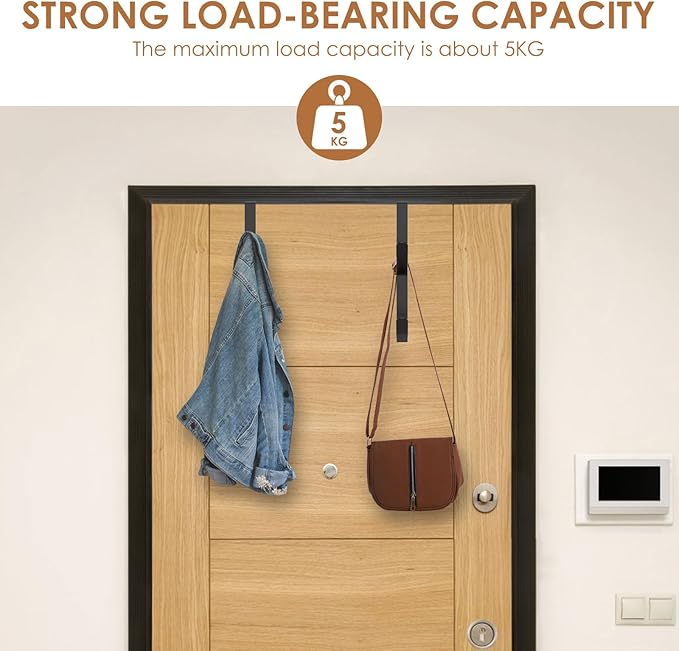 LSCSJUNS 8Pcs Cubicle Hook Sturdy Metal Wall Hooks Adjustable Hangers with Screwdriver Space Saving Cubicle Fabric Hooks for Hanging Clothes Hats Towel