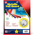 Hygloss Metallic Cardstock Sheets – 100 Shiny Red Sheets, 8.5” x 11” - Sturdy 10 pt. – Metallic Foil Board Paper for Crafts, Scrapbooking, Posters & Decorations