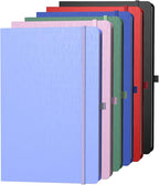 ONAVIA A5 Lined Journal Notebook, 7mm College Ruled Notepad, Journaling for Writing, Work, School, Travel and Note Taking, Hardcover 160 Pages (80 Sheets) 5.79 x 8.3 inches 6 Pack Multicolored