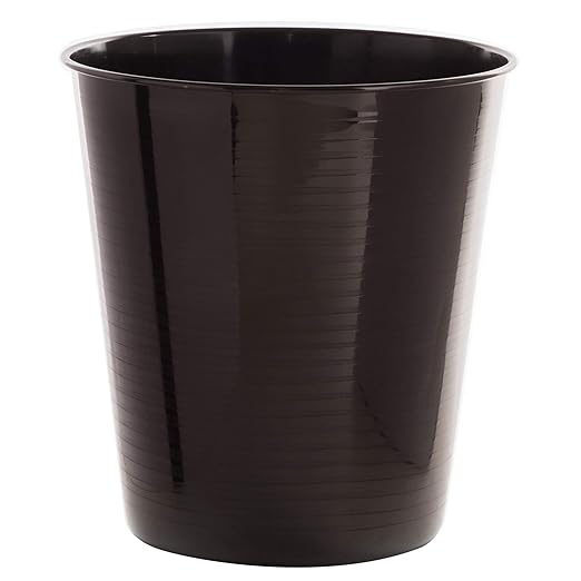 BINO Metal Waste Basket for Home, Office, Bathroom, Dorm, Kitchen and More | Trash Can Bin for Bedroom | Desk Trash Can | Home Essentials