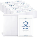 Engrowtic 1000 Pcs Income Tax Return Envelope for Tax Preparers 9 x 12 Inches Open End Security Envelopes for Office Business Legal Documents Catalog Paper Mailing, White