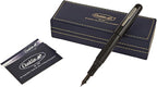 Conklin All American Fountain Pen in Black – Omniflex Nib, Flexible Design & Premium Craftsmanship – Ideal Gift for Pen Enthusiasts & Collectors