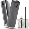 walrfid 2 Pack Computer Screen Cleaner, MacBook Screen Cleaner Spray and Wipe, Electronic Computer Laptop Cleaning Kit for iPad Pro, iPhone, Smartphone, Monitor, Car Display, Tablet, TV Screens, Grey