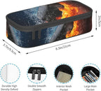 HKHEHOP Hockey Sport Pencil Case Big Capacity Storage Pencil Pouch Stationery Bags With Zipper Portable Pen Holder Box Organizer For Boys Girls Teens Student College School Office Supplies