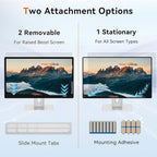 23.8 Inch Computer Privacy Screen Filter for 16:9 Aspect Ratio Widescreen Monitor - Anti Glare Blue Light Filter, Removable Computer Monitor Privacy Shield, Anti-Scratch Screen Protector Film 23.8 in