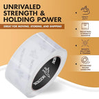 Packstrong Industrial Grade Clear Packing Tape 6 Rolls - Extra Strong - 110 Yards per Roll - 2" Wide x 3.1 mil Thick, Acrylic Adhesive Heavy Duty Tape for Box Office Moving Packaging Shipping