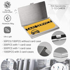 Custom Business Cards Double-Sided Personalized Stationery | Professional 300GSM Matte Paper for Small Business | 3.5x2 Inch