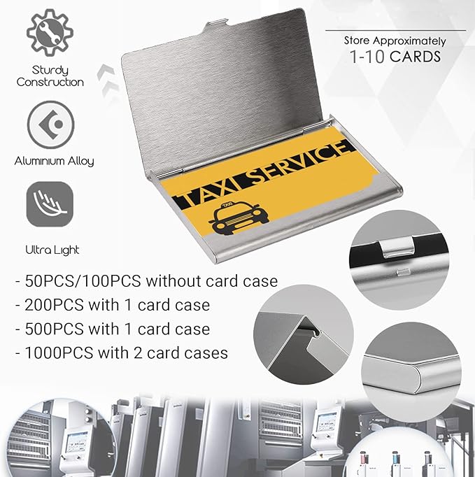 Custom Business Cards Double-Sided Personalized Stationery | Professional 300GSM Matte Paper for Small Business | 3.5x2 Inch