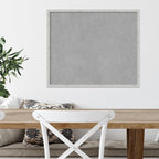 Amanti Art Silver Framed Magnetic Board 21x25 Medium Vision Board for use with Magnets, 100% Metal Sheet to Display Items as Office Decor or for Home Organization in mudroom, Kitchen or Kids Room
