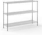 Regal Altair 21" Deep x 72" Wide x 54" Height Wire Shelving Kit | 3-Tier | NSF Commercial Storage Rack Unit