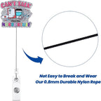 Can't Talk Doing Nurse Stuff Funny Nurses Badge Reel, Retractable ID Card Badge Holders, Medical Badge Clip for ER ED ICU RN LPN LVN Nursing Student Night Shift Nurse Ambulatory Care Clinics Surgical