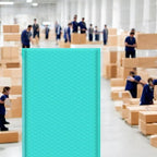 iMBAPrice 10.5x16 Inches Teal Color Polybubble Bag, 100-Pack Large Size #5 Self Seal Poly Bubble Mailers Padded Packing Envelopes (Total 100 Bags)