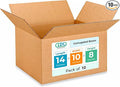 Medium Moving & Shipping Boxes 14x10x8 inches (10-Pack) - Extra Strength 200 lb vs Regular - Corrugated Packaging Boxes for USPS/UPS/FEDEX - Box for Shipping - Heavy Duty Box by IDL Packaging