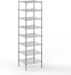 Regal Altair 21" Deep x 24" Wide x 86" Height Wire Shelving Kit | 8-Tier | NSF Commercial Storage Rack Unit