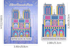 Metal Bookmarks with Transparent Design - Notre Damede Paris Book Mark for Readers, Aesthetic Book Markers for Kids, Teens, Teachers, Students, Gifts for Book Lovers, Writers, Reading Women & Men