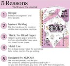 XKDOUS Hardcover Spiral Notebook with Tabs and Bible Tracker, College Ruled Notebook Journal, Church Notes Journal for Women, Bible Journal, Blank Notebooks for Work School Note taking, Purple