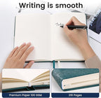TSFPapier Lined Journal Notebook for Women Men 216 Pages A5 Hardcover Journals for Writing Daily Journaling Notebook for Work, School, Note Taking, Business, Travel Red