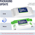 LOUKIN Dry Erase Wipes, Whiteboard Cleaning Wipes, Non-Toxic Cleaning Wipes for Whiteboard, 50 Wipes Per Pack