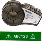 Brady Authentic (M21-750-595-GN) All-Weather Vinyl Label for Indoor/Outdoor ID, Lab and Equipment Labeling, White on Green- For M210, M210-LAB, M211, BMP21-PLUS and BMP21-LAB Printers, .75" W, 21' L