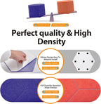 18Pack Hexagon Acoustic Panels 12" X 10" X 0.4" Sound Proof Panels,High Density Sound Dampening Panels With Self-Adhesive Soundproof Absorbing Wall Panels For Home Insulation Studio Office (Dark Blue)