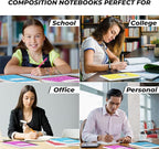 Rosmonde 5000 Pack (Pallet) Composition Notebooks Bulk, College Ruled, Jumbo Pallet of Composition Notebooks, 200 Pages (100 Sheets), 9-3/4 x 7-1/2, Bulk for School Districts, 4-7 Days Transit
