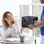 Fuxury Poly Mailers 19x24 Inch 1000 Pack, Bulk Shipping Bags for Clothing, Strong Adhesive Shipping Envelopes for Small Business Suppliers,Waterproof Mailers Poly Bags Mailing Envelopes Black
