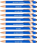 CRME Best Nurse Ever Ballpoint Pens Retractable Pen Design Engraved Motivational Quotes Fluent Writing Nice Novelty Pens for Coworker Gifts