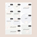 Large Name Labels for Kids (33) - Custom Stickers for Daycare and School Supplies - Durable, Waterproof Stickers for Water Bottles, Lunch Boxes, and More with Unique Designs - Cat