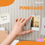 Cork Board Tiles for Wall with Push Pins, Removable 36" x 24" Slat Bulletin Board Sets, Adhesive Pin Board | Magrowill 6 Packs Felt Panels for Office Home Classroom Dorm Interior Wall Decor, Camel