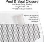 2500#10 Commercial Custom Printed Envelopes, White, Single Left Window, Self Seal, Security Tinted, Text and Logo Customization, Size 4-1/8 x 9-1/2 Inches, 24 LB