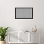 Amanti Art Black Framed Magnetic Board 23x35 Large Vision Board for use with Magnets, 100% Metal Sheet to Display Items as Office Decor or for Home Organization in mudroom, Kitchen or Kids Room