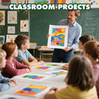 TUXIYA 200 Pack White Poster Board,11" x 14" White Poster Paper Bulk,250GSM/92LB Heavy-Weight Blank Poster Board for Arts,Craft,Projects Presentations,Drawing Scrapbooking