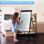 Stand White Board - 36x24 Magnetic Dry Erase Board Flipchart Easel Whiteboard, 3' x 2' Double Sided Easel Board Portable Whiteboard
