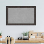 Amanti Art Black Framed Magnetic Board 29x45 Large Vision Board for use with Magnets, 100% Metal Sheet to Display Items as Office Decor or for Home Organization in mudroom, Kitchen or Kids Room