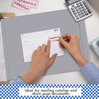 Motipuns 50 Pcs 14'' x 18'' Extra Large Mailing Envelopes 32lb with Gummed Flaps, Catalog Jumbo Craft Envelopes for Mailing, Storage and Organizing Documents Office Supplies(Gray)